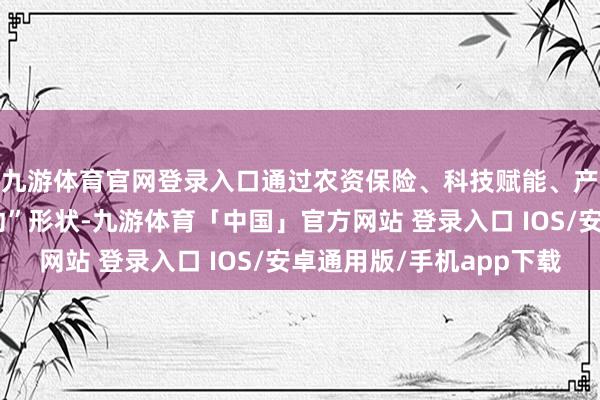 九游体育官网登录入口通过农资保险、科技赋能、产业交融的“三维联动”形状-九游体育「中国」官方网站 登录入口 IOS/安卓通用版/手机app下载